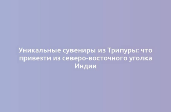 Уникальные сувениры из Трипуры: что привезти из северо-восточного уголка Индии